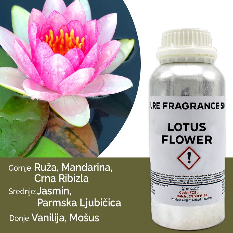 Huile Parfumée Pure - Fleur de Lotus