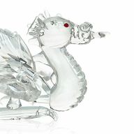 Dragon en Verre avec Yeux Rouges