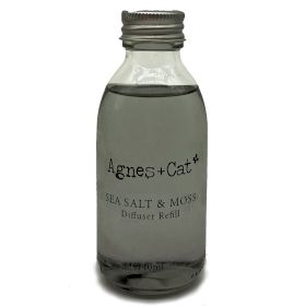 140ml Recharge Diffuseur à Roseaux - Sel de Mer et Mousse