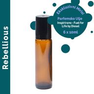 Roll-on d'Huile de Parfum 10ml - Rebellious - Marque Blanche