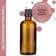 Huile de Bain et de Massage - Spéciale SPM (douleur menstruelle) - 100ml - Marque Blanche