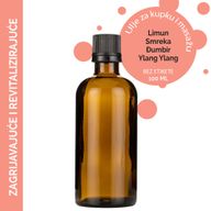 Huile de Bain et de Massage - Chauffante - 100ml - Marque Blanche