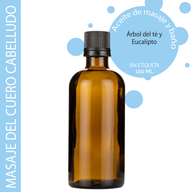 Huile de Bain et de Massage - Cuir Chevelu - 100ml - Marque Blanche