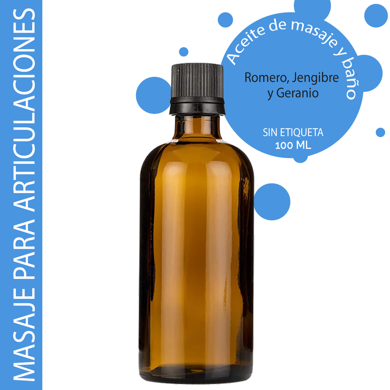 Huile de Bain et de Massage - Spéciale Articulations - 100ml - Marque Blanche