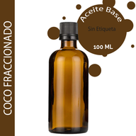 Huile de Noix de Coco Fractionnée - 100ml - Marque Blanche