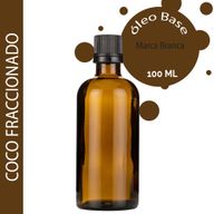 Huile de Noix de Coco Fractionnée - 100ml - Marque Blanche
