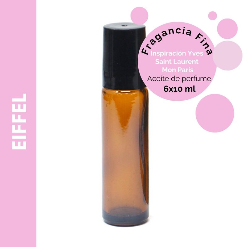 Roll-on d'Huile de Parfum 10ml - Eiffel - Marque Blanche