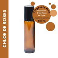 Roll-on d'Huile de Parfum 10ml - Chloe de Roses - Marque Blanche