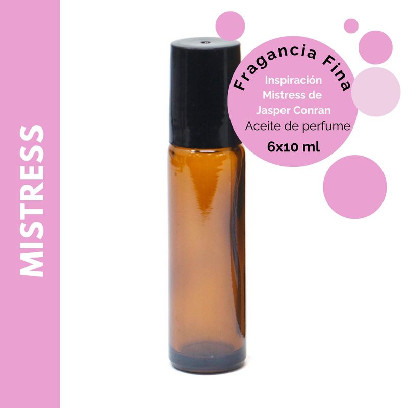 Roll-on d'Huile de Parfum 10ml - Mistress - Marque Blanche