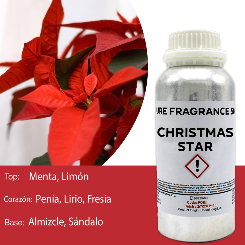 Huile Parfumée Pure - Étoile de Noël