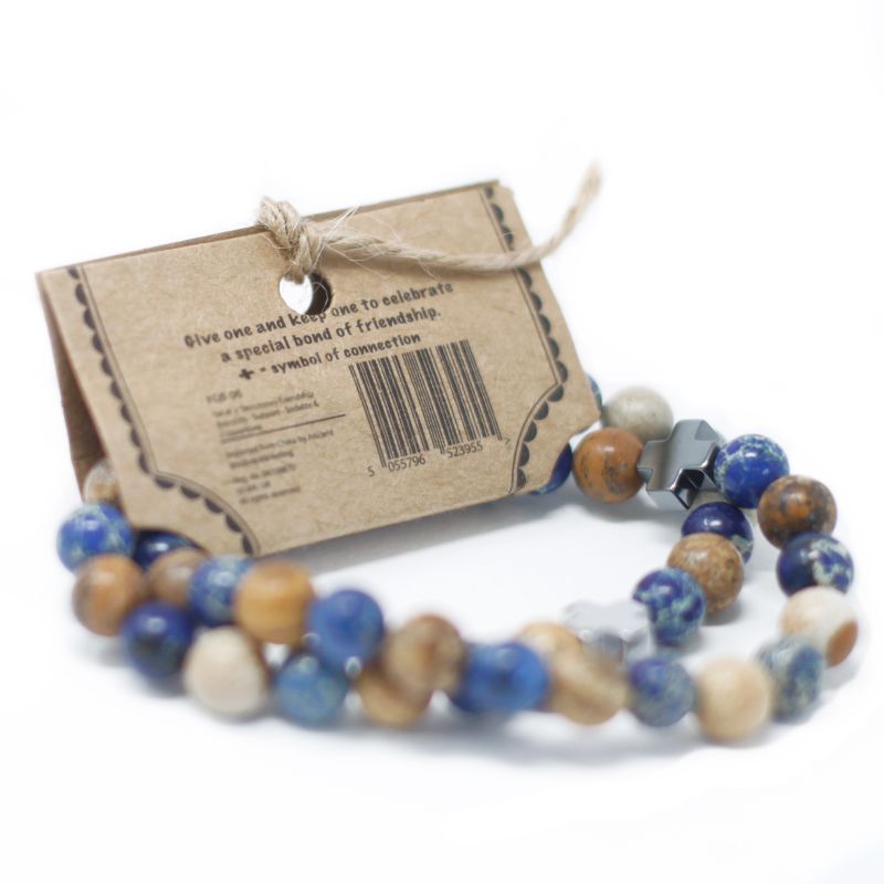 Starter Pack de 40 Lots de 2 Bracelets d’amitié en Gemme