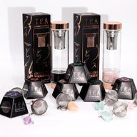 Pack de Démarrage d'infuseurs de Passoire à Thé avec Pierres Précieuses en Cristal brut