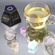 Pack de Démarrage d'infuseurs de Passoire à Thé avec Pierres Précieuses en Cristal brut