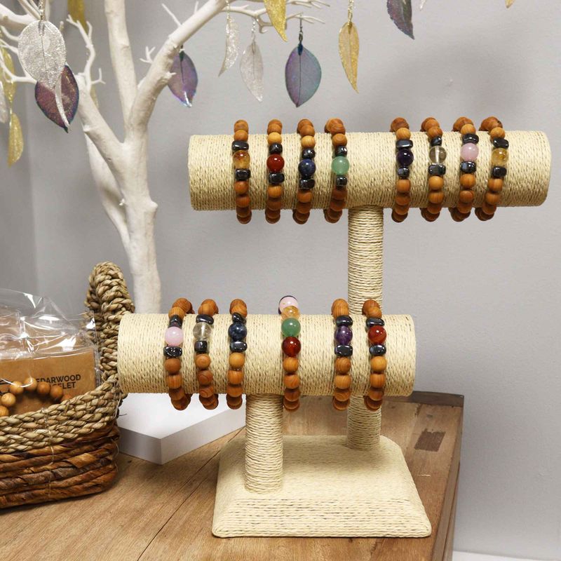 Pack de Démarrage Bracelets Chakra en Bois de Cèdre
