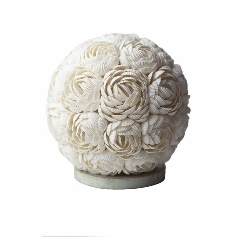 Lampe Coquillage Boho - Globe - 20cm