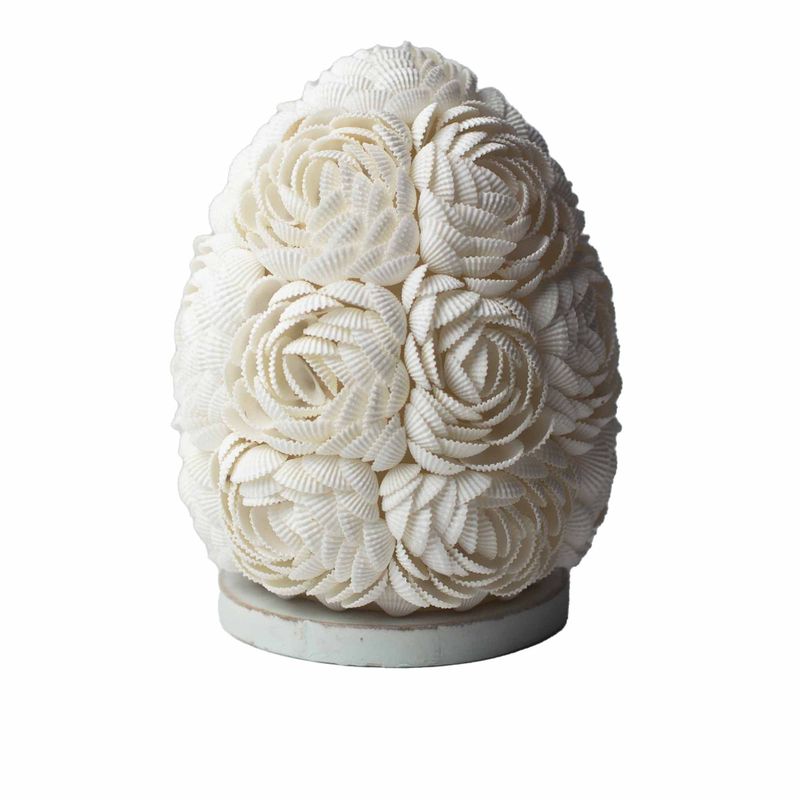 Lampe Coquillage Boho - Ovale - 15cm