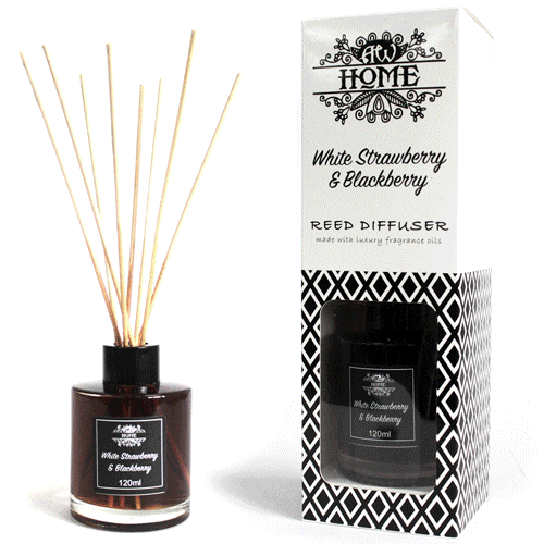 Pack de démarrage avec diffuseur à roseaux et vaporisateur et support