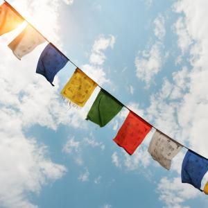 Drapeaux tibétains