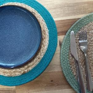 Sets de table en juste et coton naturel de vente en gros