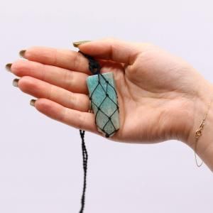 Pendentifs de Gemmes Lacées