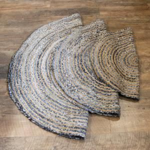 Tapis ronds en jute artisanaux
