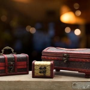 Boites et coffret style colonial vintage