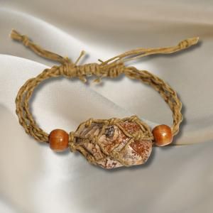 Bracelet en cordon de pierres précieuses en cristal