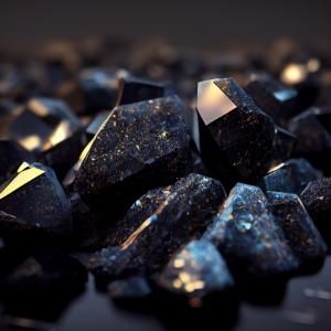 Pierres obsidienne noire
