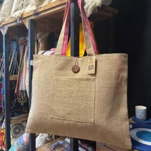 Sacs Reversibles en Jute et Coton