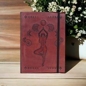 Carnets en cuir végétal artisanaux