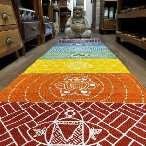 Tapis indien artisanal en coton