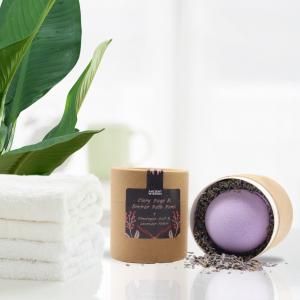 Set de bombe de bain d'aromathérapie avec fleurs