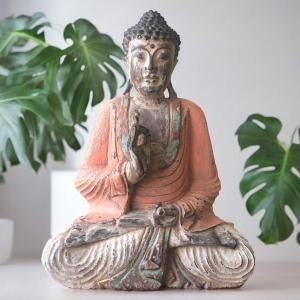 Statue de Bouddha sculptée main