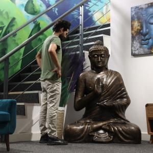 Grandes Statues Bouddha Indonésiennes