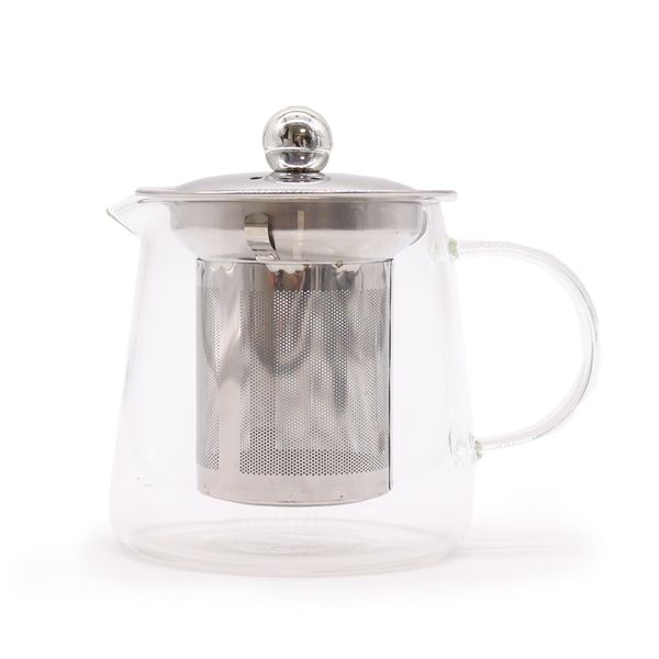 Théière en verre avec infuseur - Forme Flacon - 350 ml