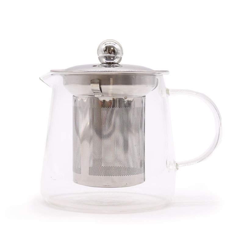 Théière en verre avec infuseur - Forme Flacon - 350 ml