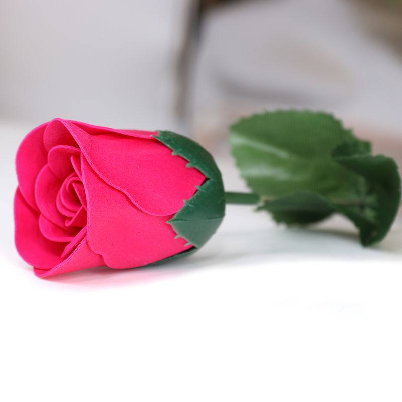 Fleurs Uniques et Présentoir - Petites Roses Roses