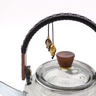 Théière en verre avec infuseur - Système de Vapeur Charbon - 1000 ml