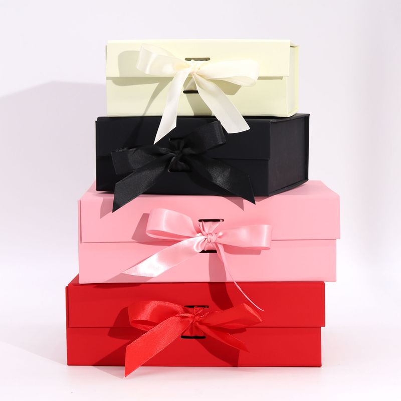 Boîte Cadeau - Rectangulaire Moyen (20x18.2x8cm) - Rose