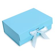 Boîte Cadeau Large (28.2x20.2x9.2cm) - Bleu Bébé