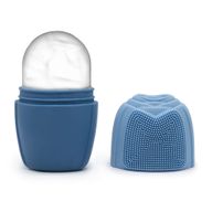 Rouleau de Visage en Silicone avec Glace - rouleau - Bleu