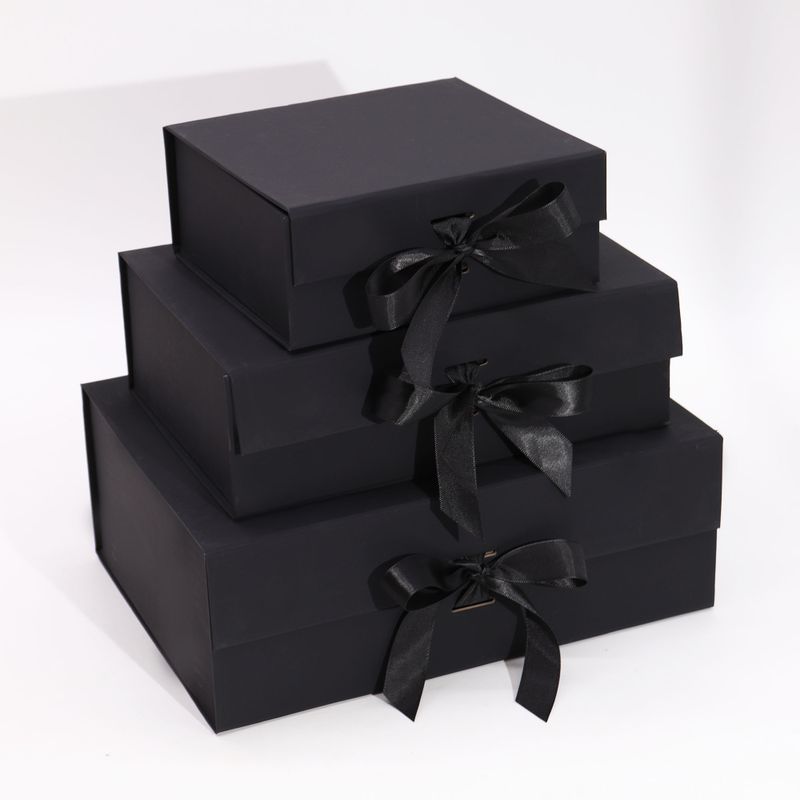 Boîte Cadeau Extra Large (33x25x12cm) - Noir