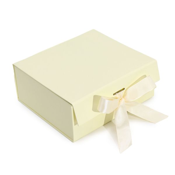 Boîte Cadeau -Rectangulaire Moyen(20x18.2x8cm) - Ivoire
