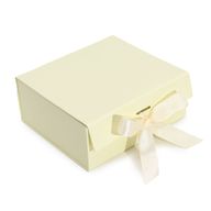 Boîte Cadeau -Rectangulaire Moyen(20x18.2x8cm) - Ivoire