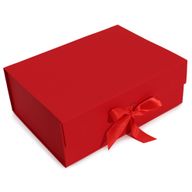 Boîte Cadeau Extra Large (33x25x12cm) - Rouge