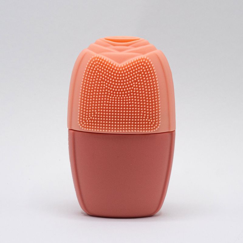 Rouleau de Visage en Silicone avec Glace - rouleau - Orange