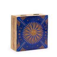 Boîte Carrée Moyenne 13,5x13,5x6cm - HOPE HARE - Soleil