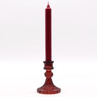 Porte-bougie vintage pour dîner - Rouge vampire