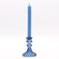Porte-bougie vintage pour dîner - Bleu royal