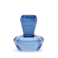 Porte-bougie réversible en forme de champignon - bleu